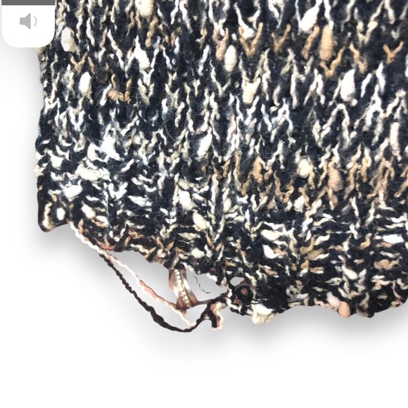 Vintage 90’s Fairy Grunge Emo Hipster Textured Distressed Frayed Knit Sweater - Picture 5 of 5